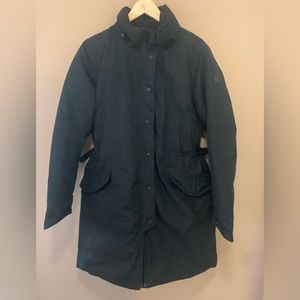 North face black hyvent parka